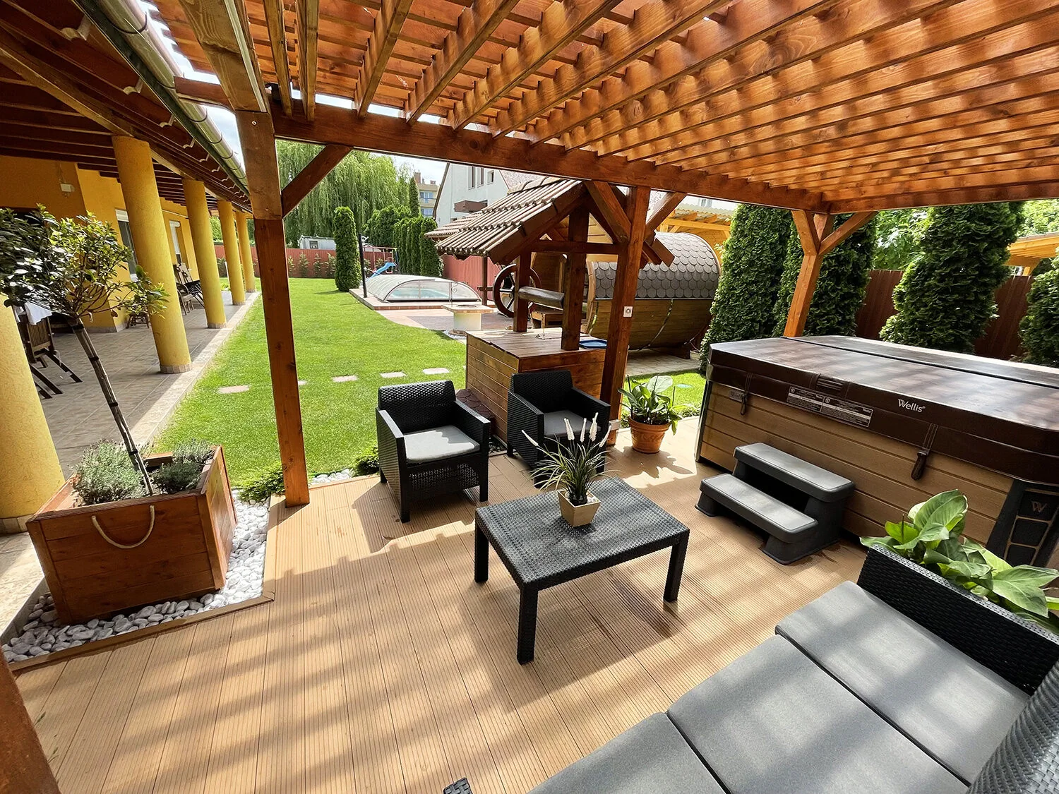 Sunny Medencés Jakuzzis Szaunás ház Siófok – Siófok, Ungaria
