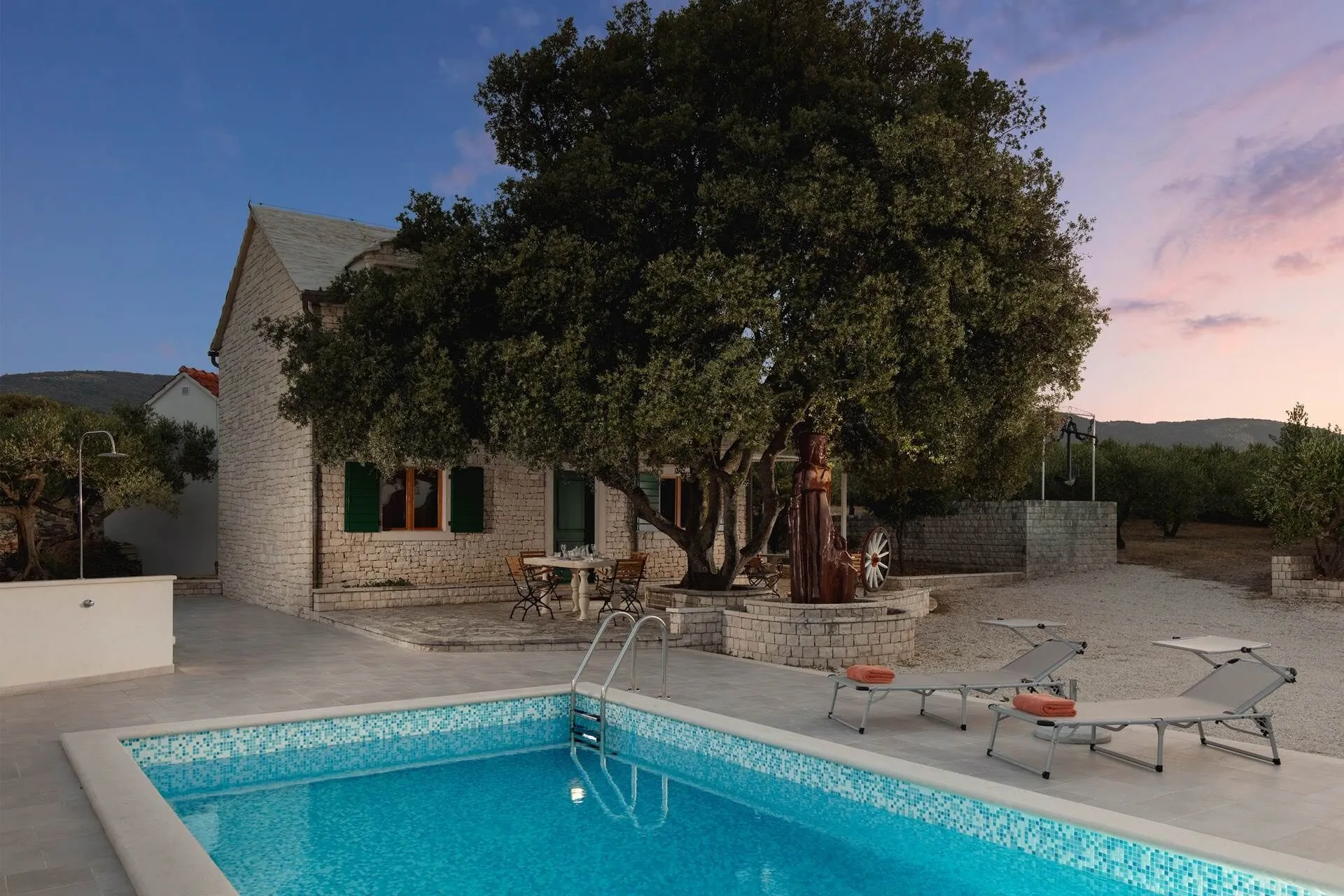 Villa Dubrava Pučišća – Pučišća, Croația