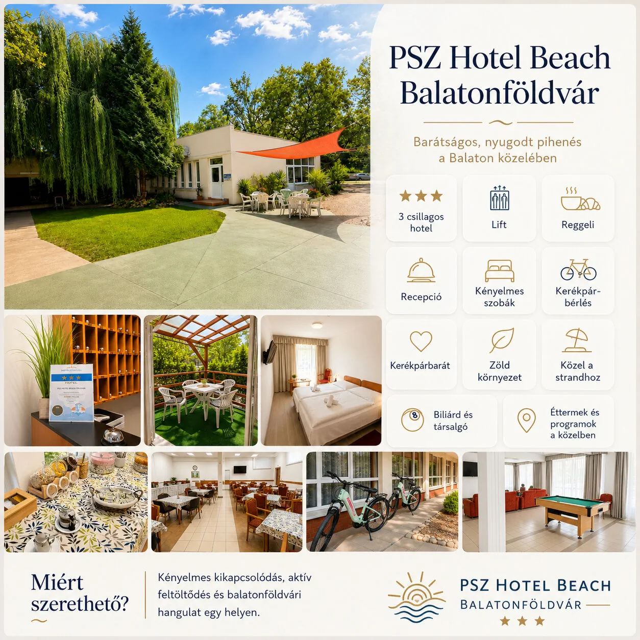 PSZ Hotel Beach Balatonföldvár – Balatonföldvár, Maďarsko