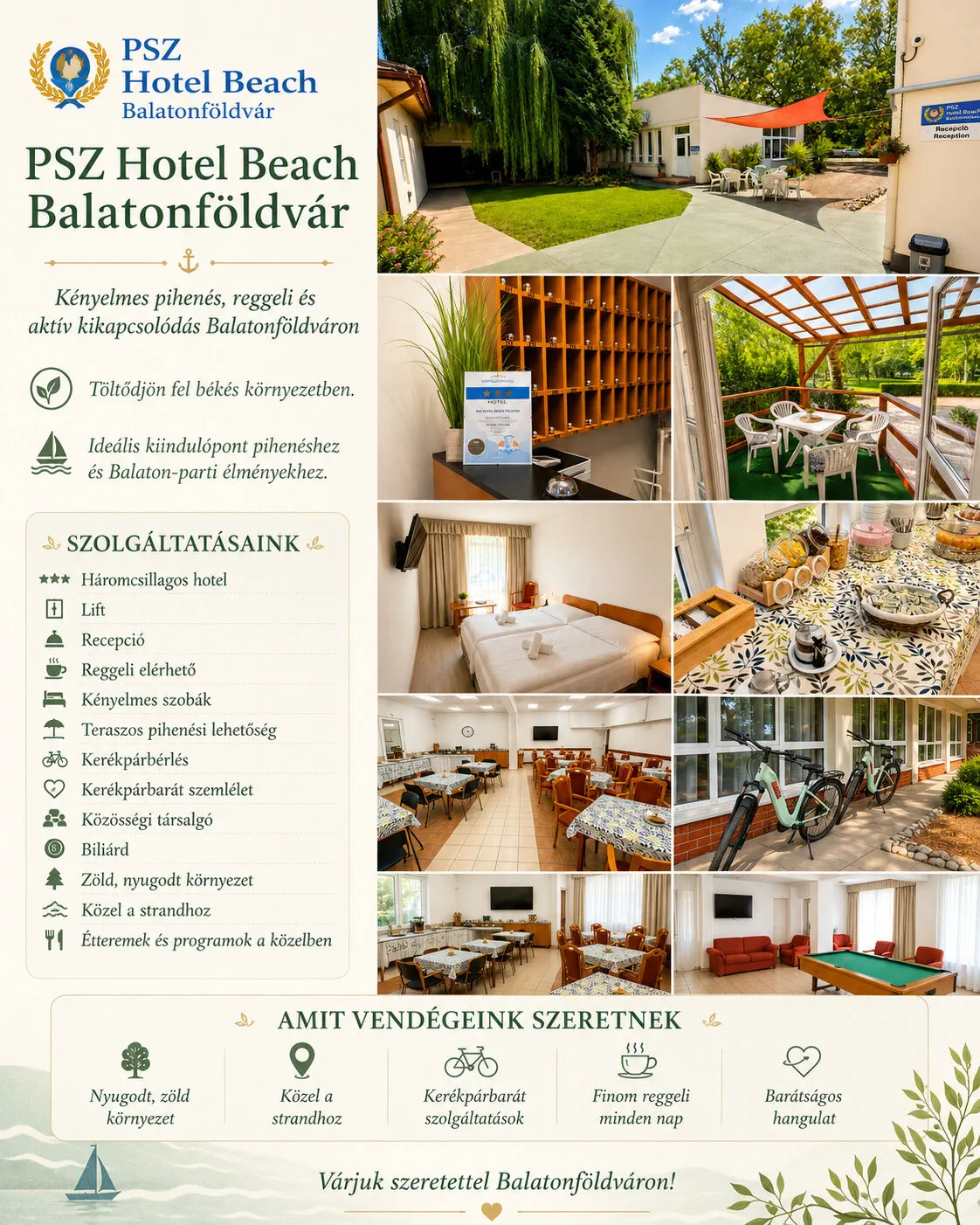 PSZ Hotel Beach Balatonföldvár – Balatonföldvár, Maďarsko