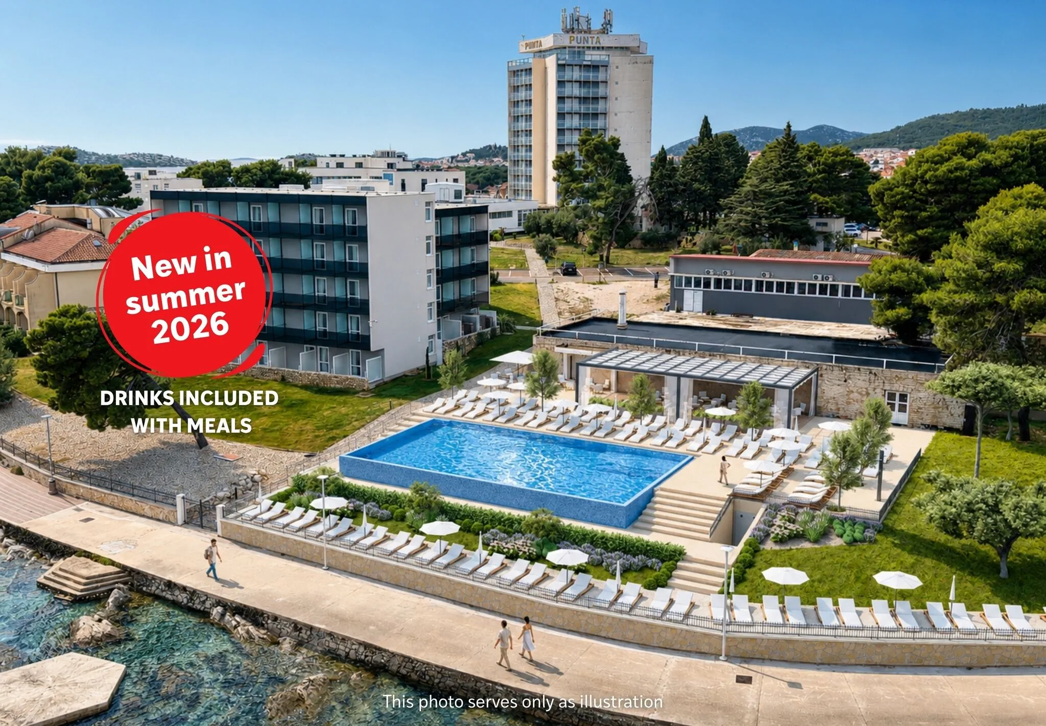 Hotel Punta Vodice – Vodice, Croația