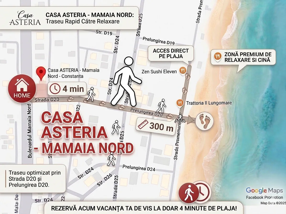 Casa Asteria Mamaia Nord – Mamaia-Sat, România