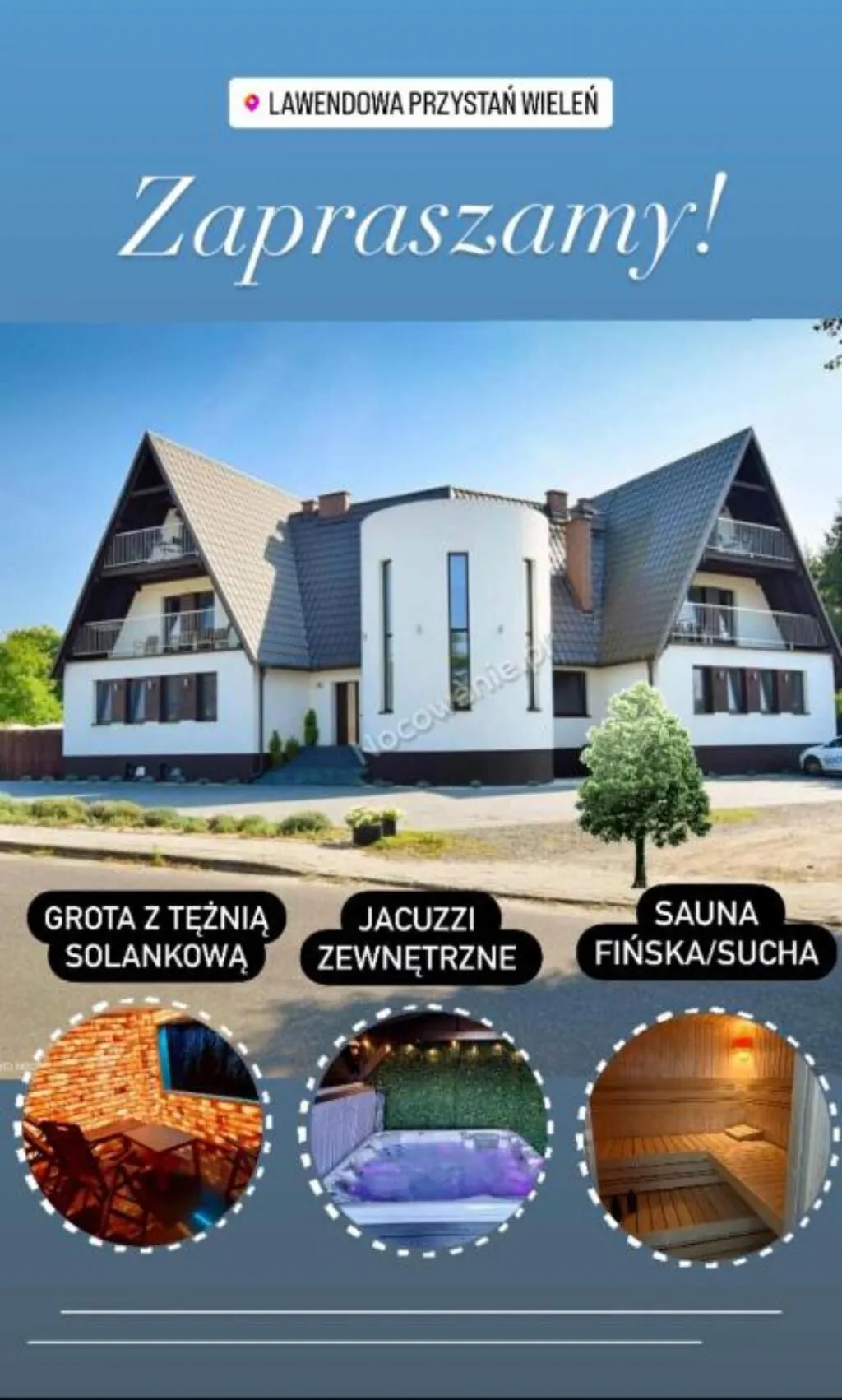 Willa Lawendowa Przystań Wieleń – Wieleń, Polonia