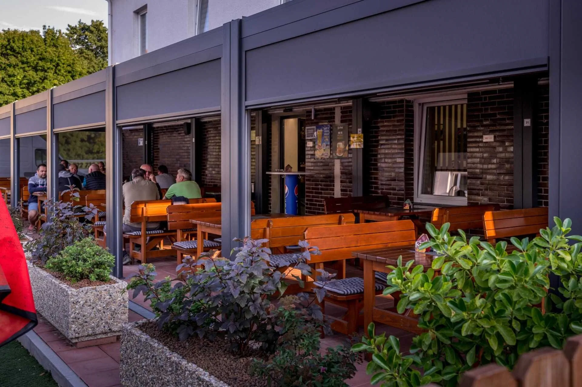 Restaurace a hotel stadion Dačice – Dačice, Česká republika
