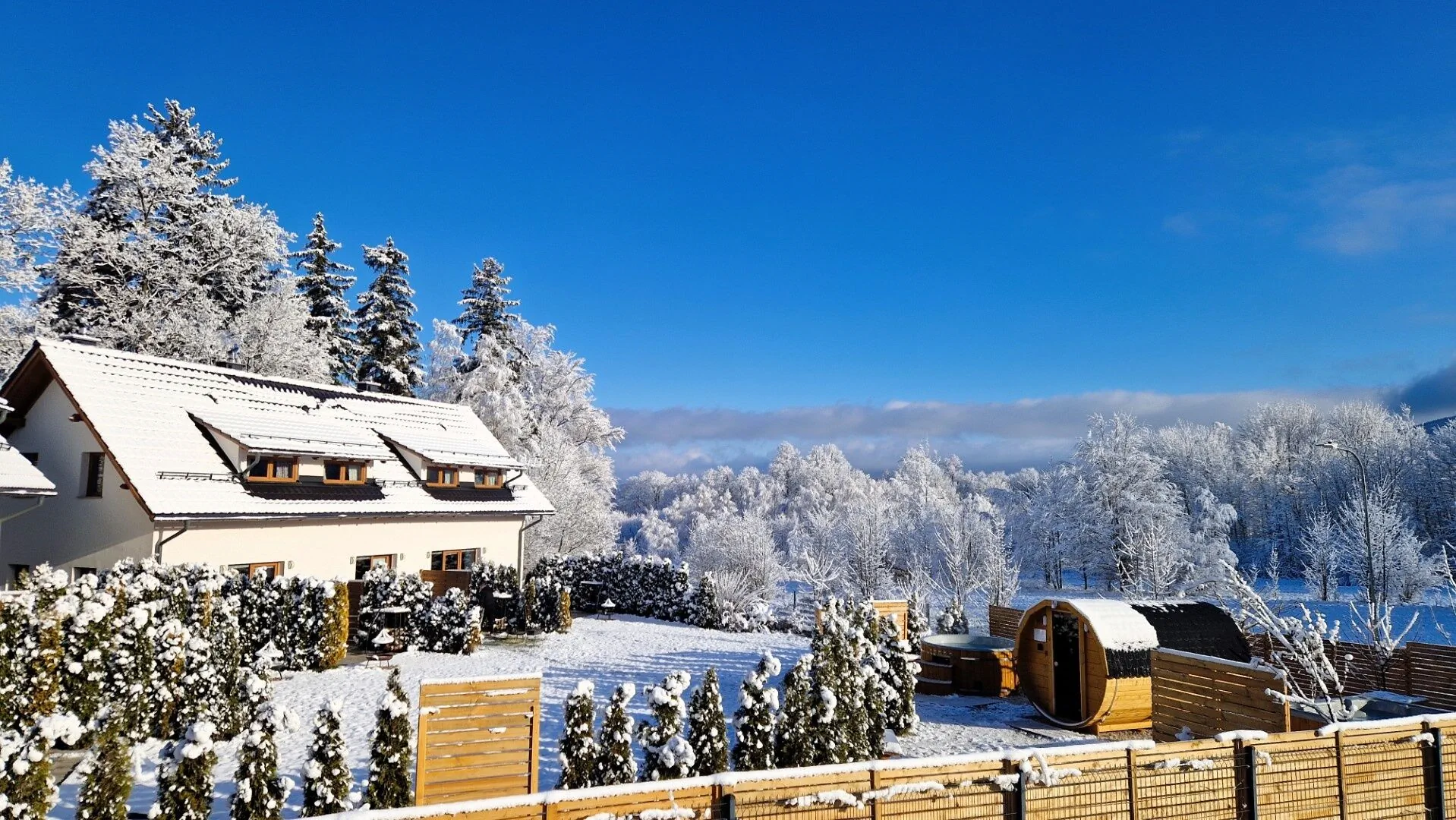 Widokowo - Domy z Widokiem na Śnieżkę z jacuzzi i sauną Karpacz – Karpacz, Polska