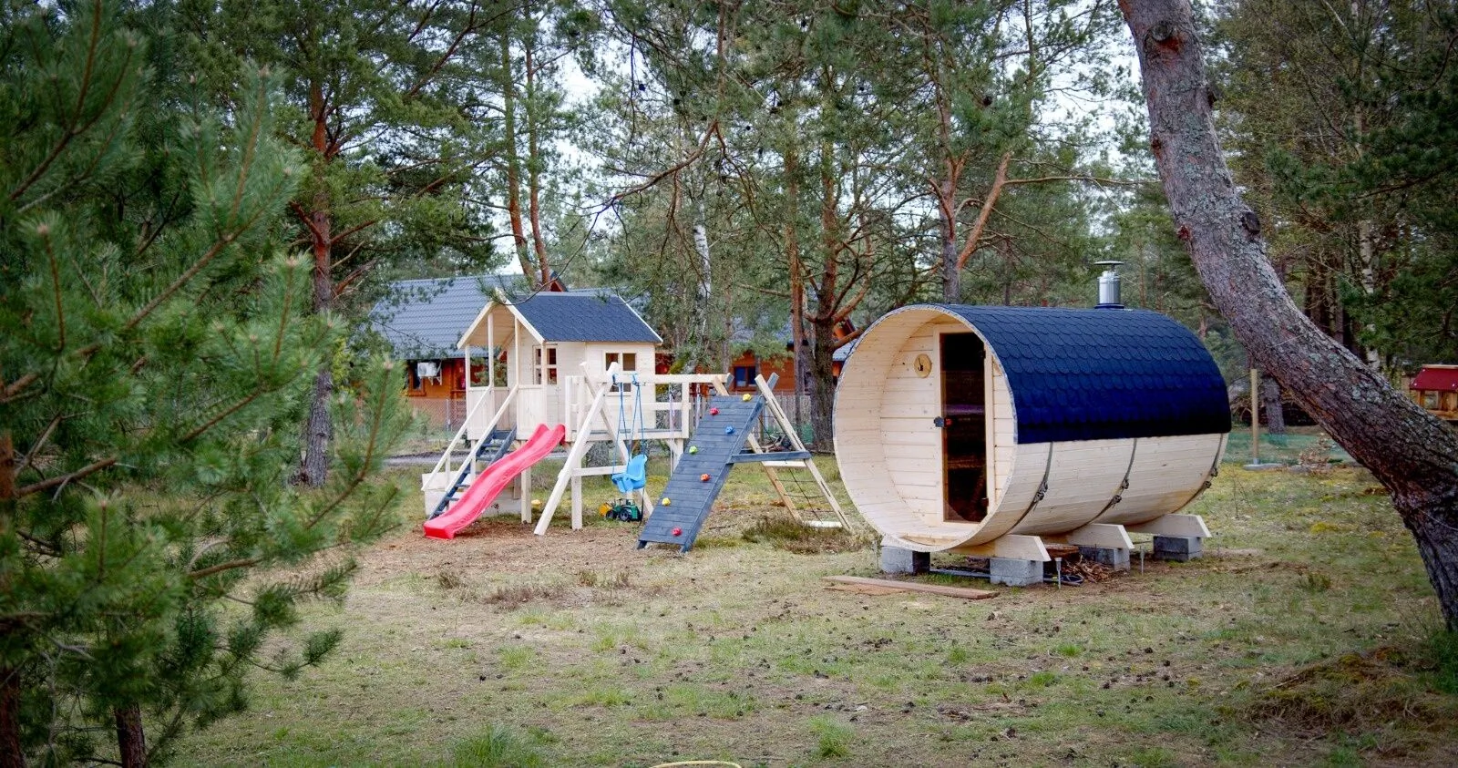 Domek wśród sosen, Sauna, Borsk   – Borsk, Polska