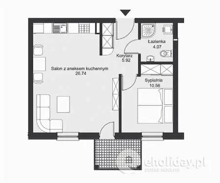 Apartament Wojtek do 4 osób Szklarska Poręba – Szklarska Poręba, Polska