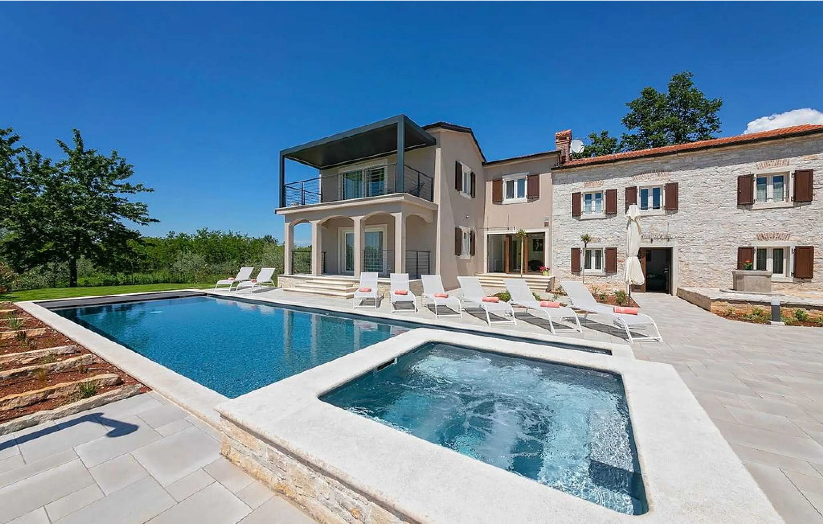 Villa Casa Denis s bazenom, saunom i whirlpoolom Kastelir – Kaštelir, Croația