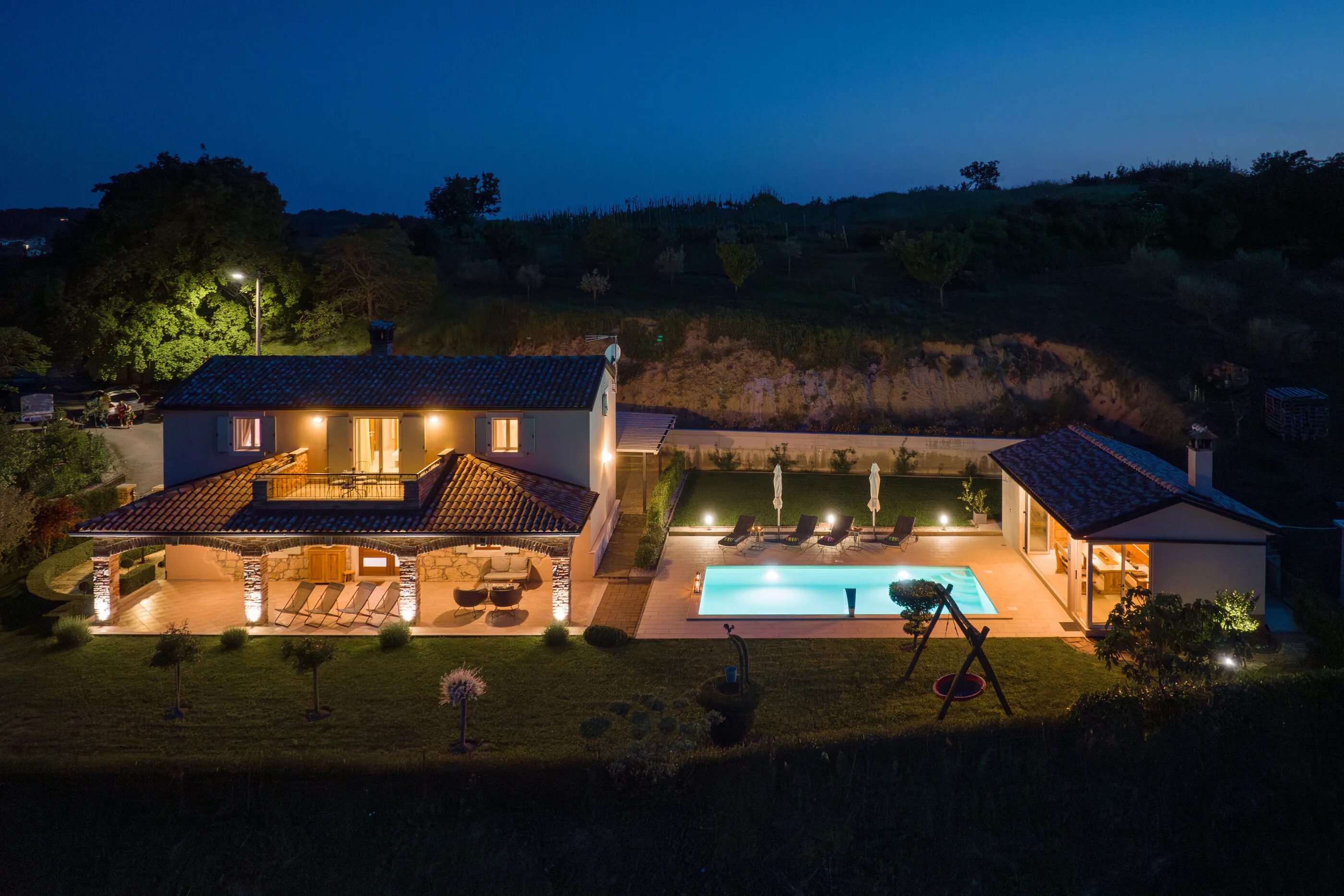 Villa Casa Vista s bazenom Vizinada – Mekiši kod Vižinade, Croația