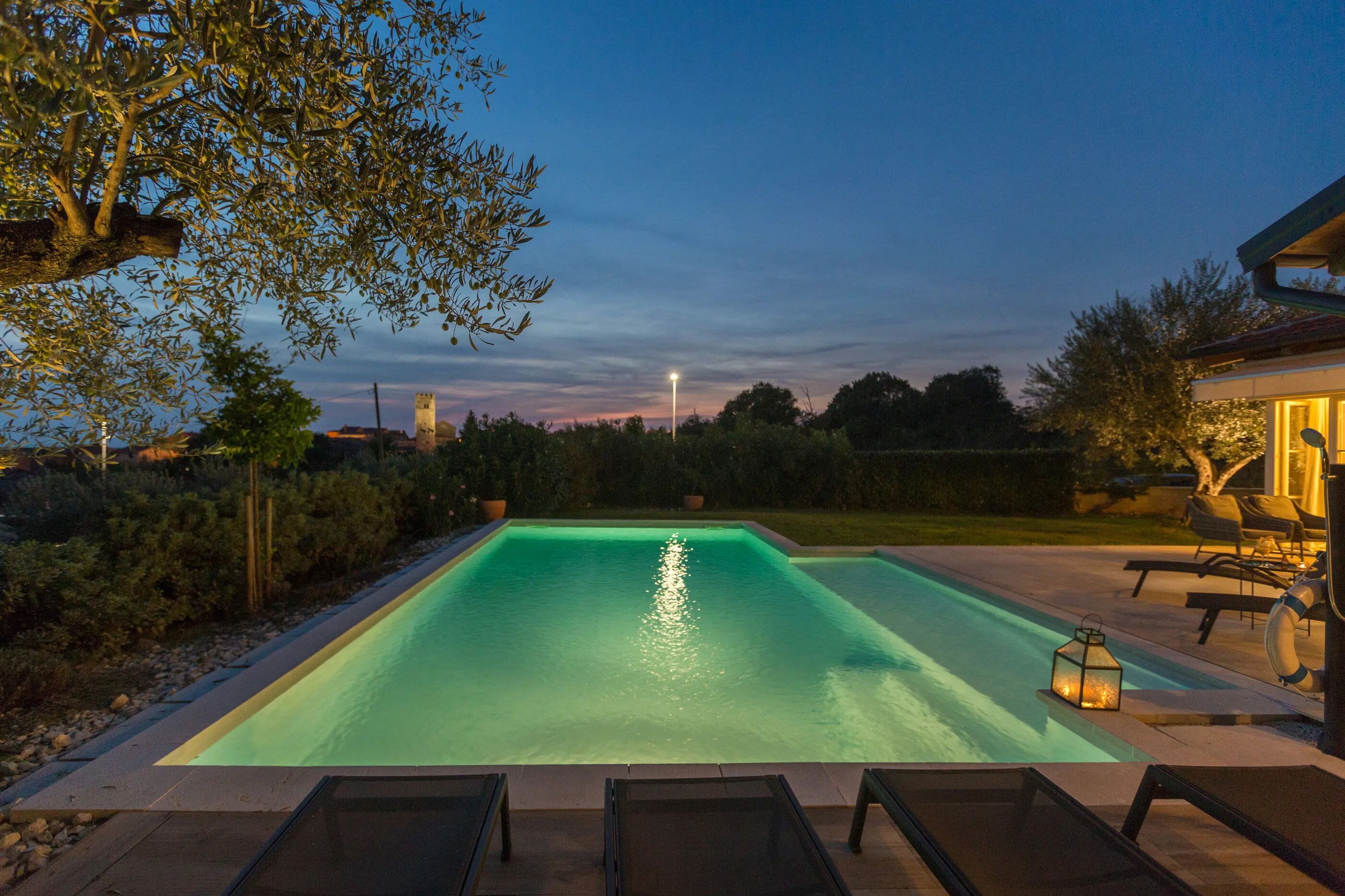 Villa Nar s bazenom i predivnim panoramskim pogledom na more Sveti Lovrec – Selina, Croația