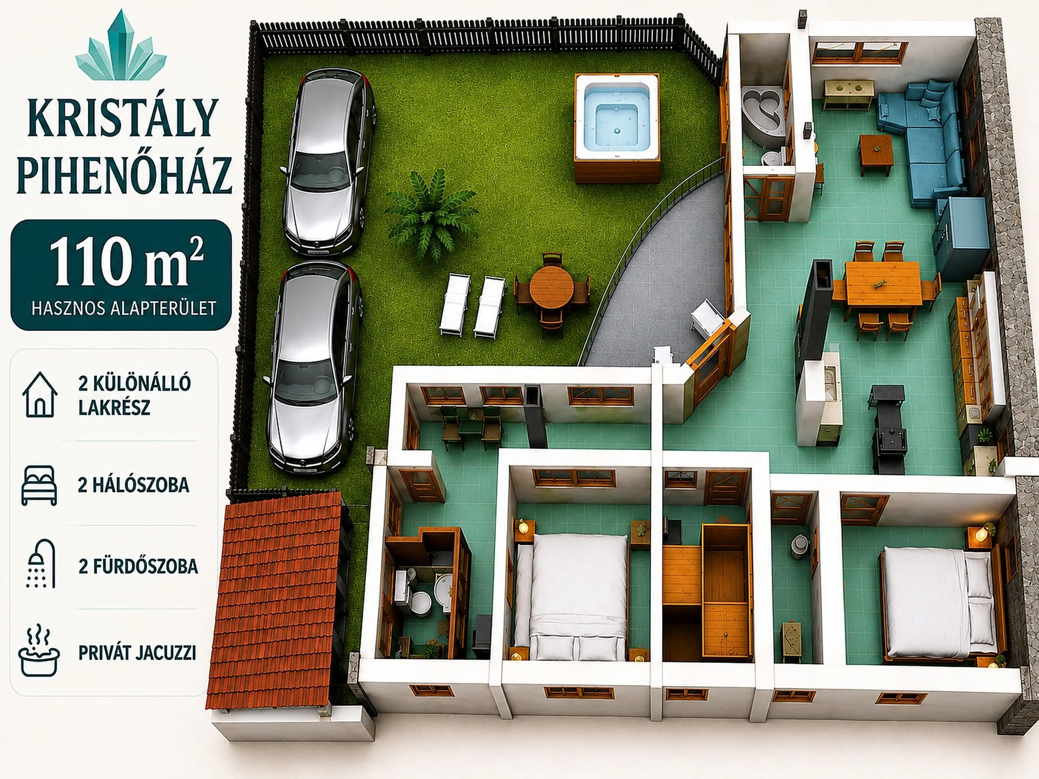 Kristály Pihenőház Szekszárd - foto 7