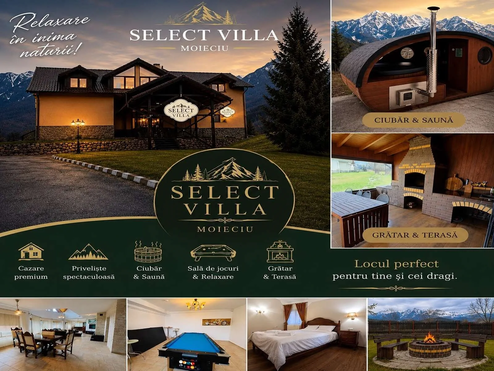 Select Villa Moieciu  – Moieciu de Jos, România
