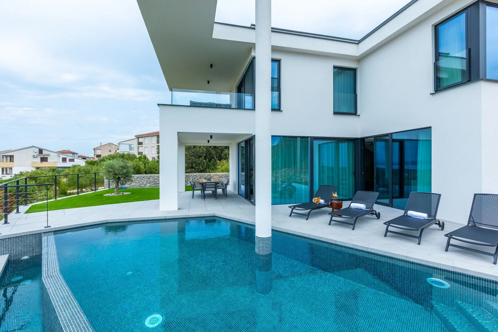 Luxury Villa 45°Punat – Punat, Croația
