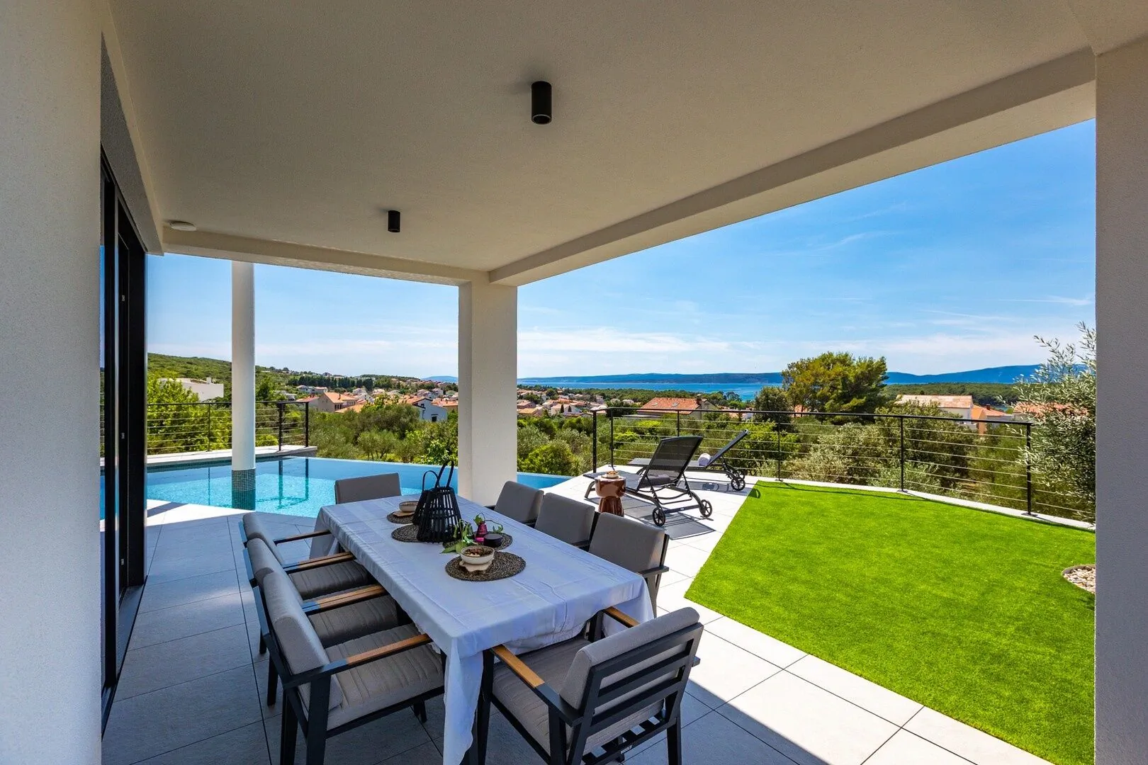 Luxury Villa 45°Punat – Punat, Croația