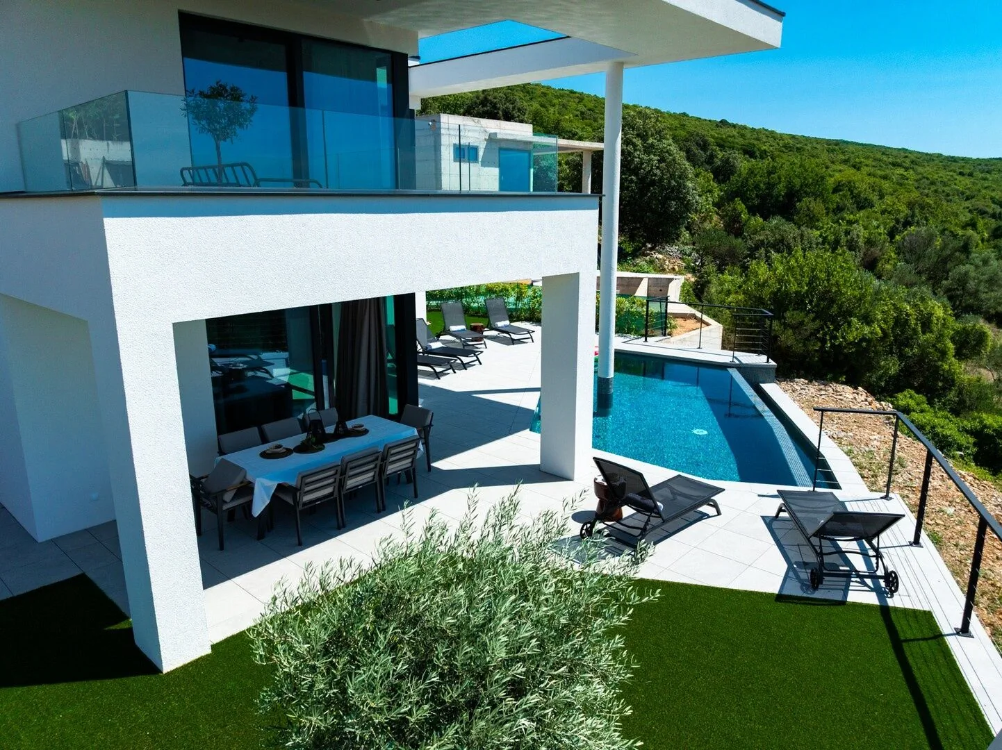 Luxury Villa 45°Punat – Punat, Croația