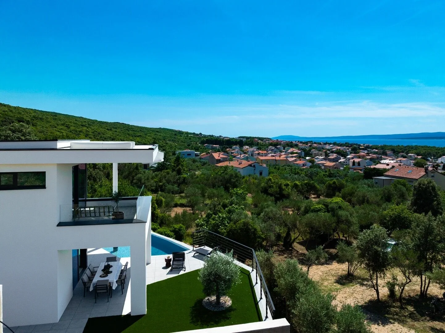 Luxury Villa 45°Punat – Punat, Croația