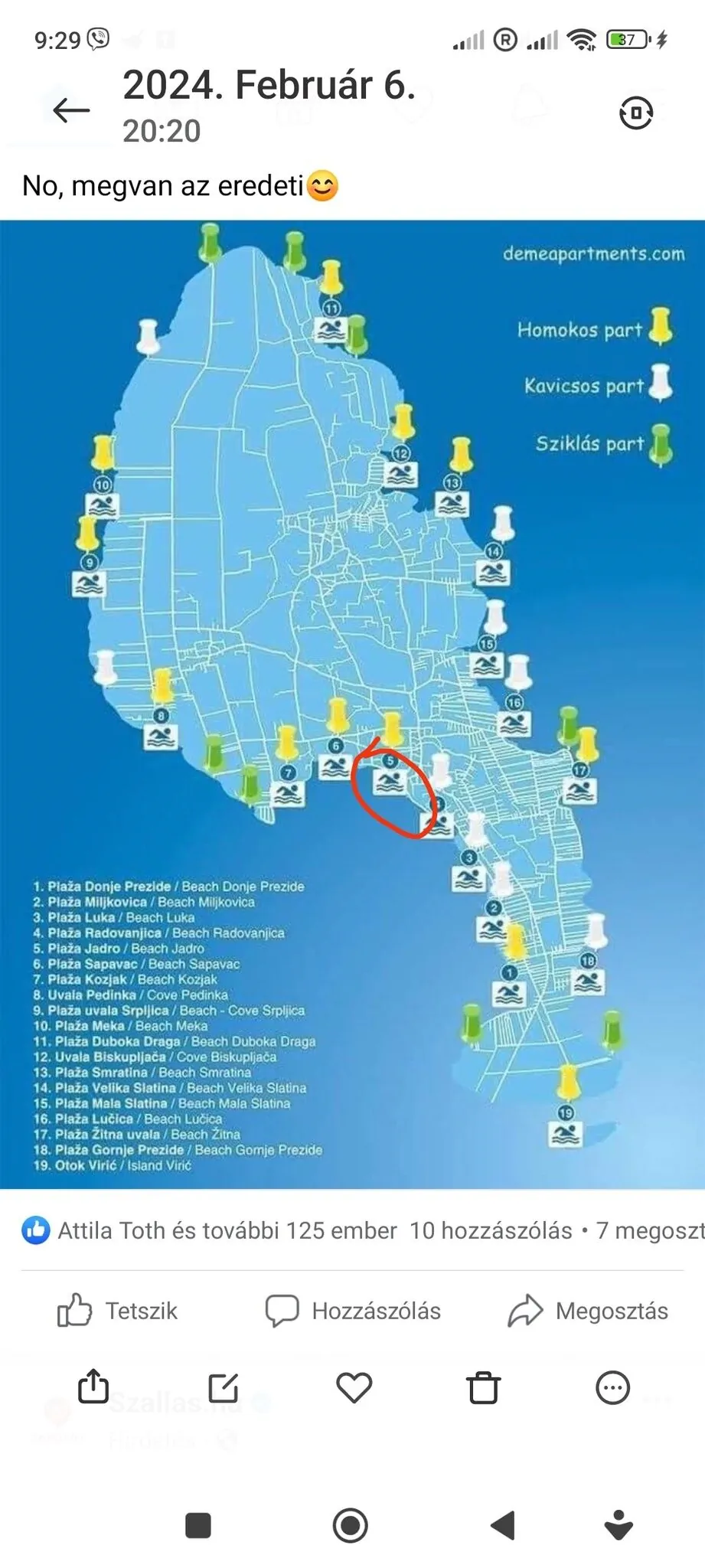 Apartman Tibi Vir – Vir, Croația