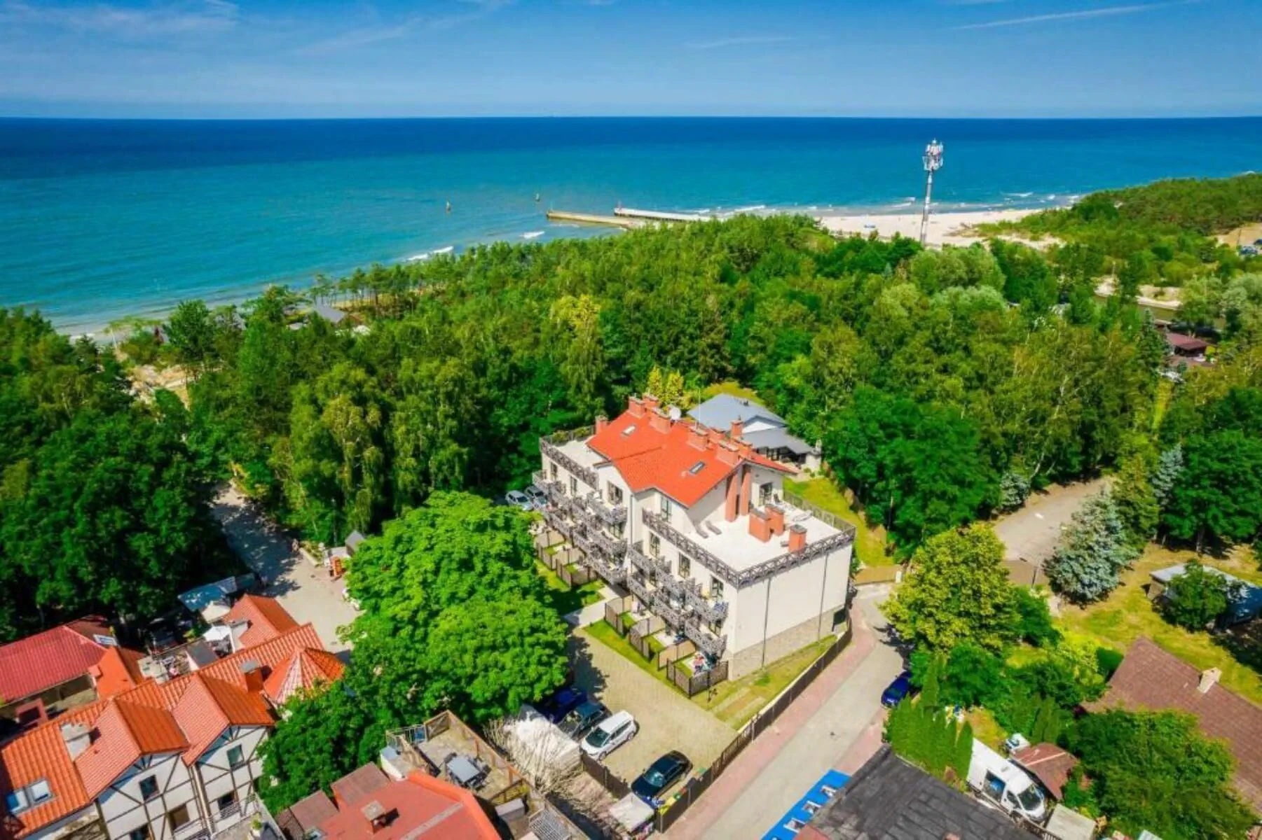 Villa Kliwer 50 metrów od morza Rowy – Rowy, Polonia