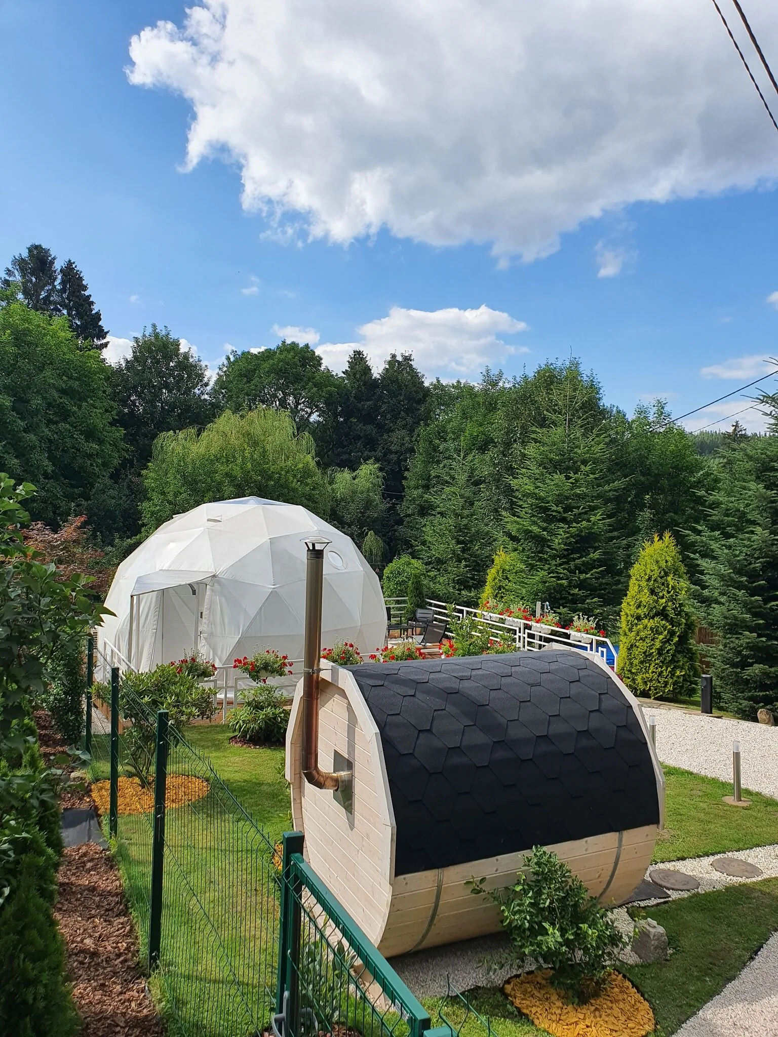 Hain Glamp Karkonosze - namiot z jacuzzi i sauną Przesieka – Przesieka, Polonia