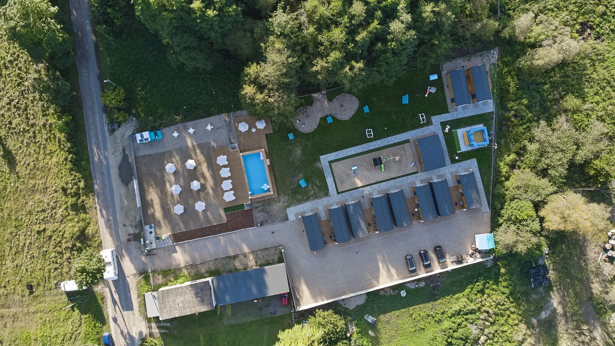 Turkusowa Osada - family resort - domki, basen, balia pod Międzyzdrojami – Wapnica, Polonia