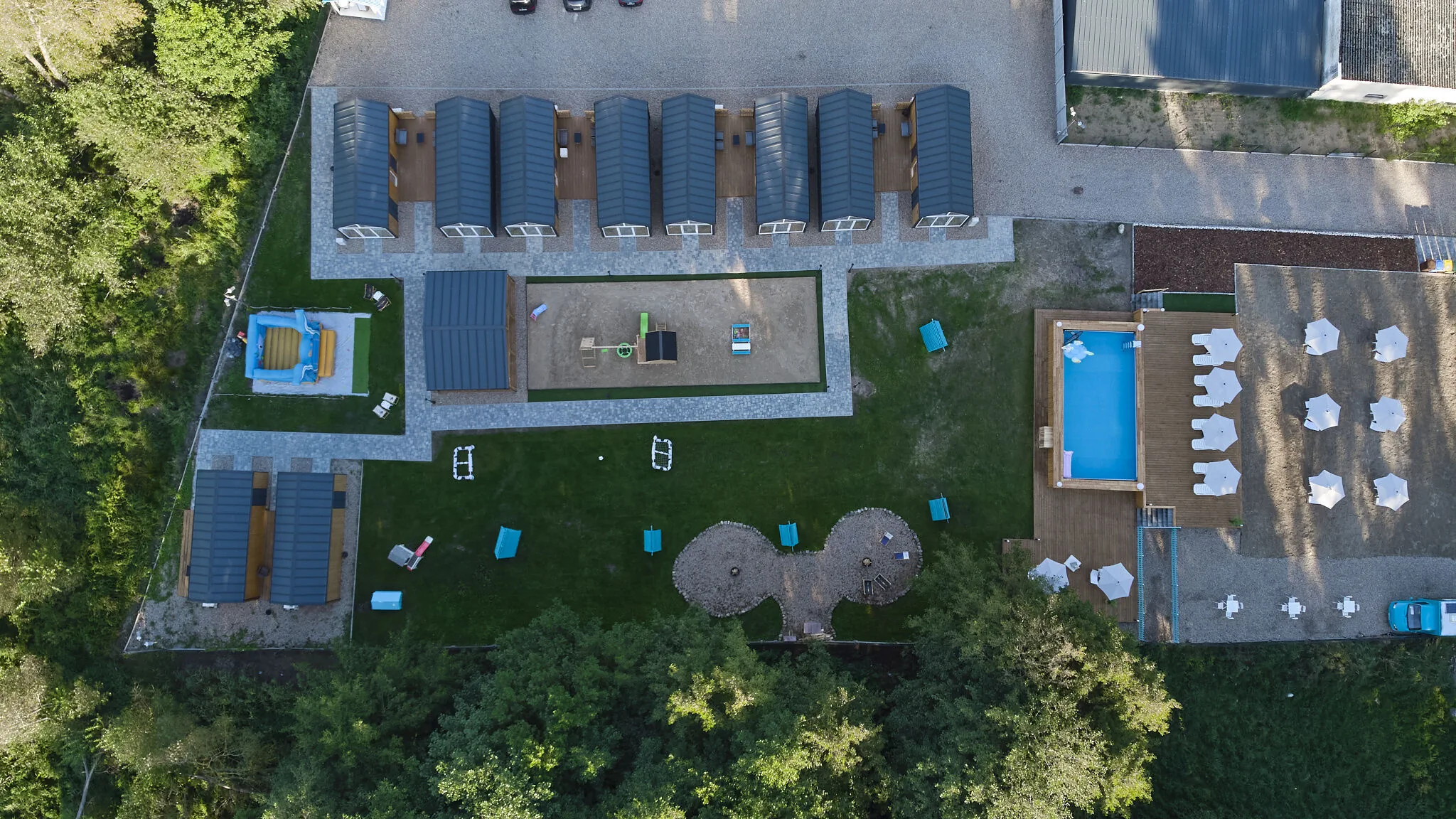 Turkusowa Osada - family resort - domki, basen, balia pod Międzyzdrojami – Wapnica, Polonia