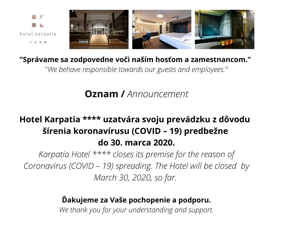 Hotel Karpatia Humenné – Humenné, Slovensko